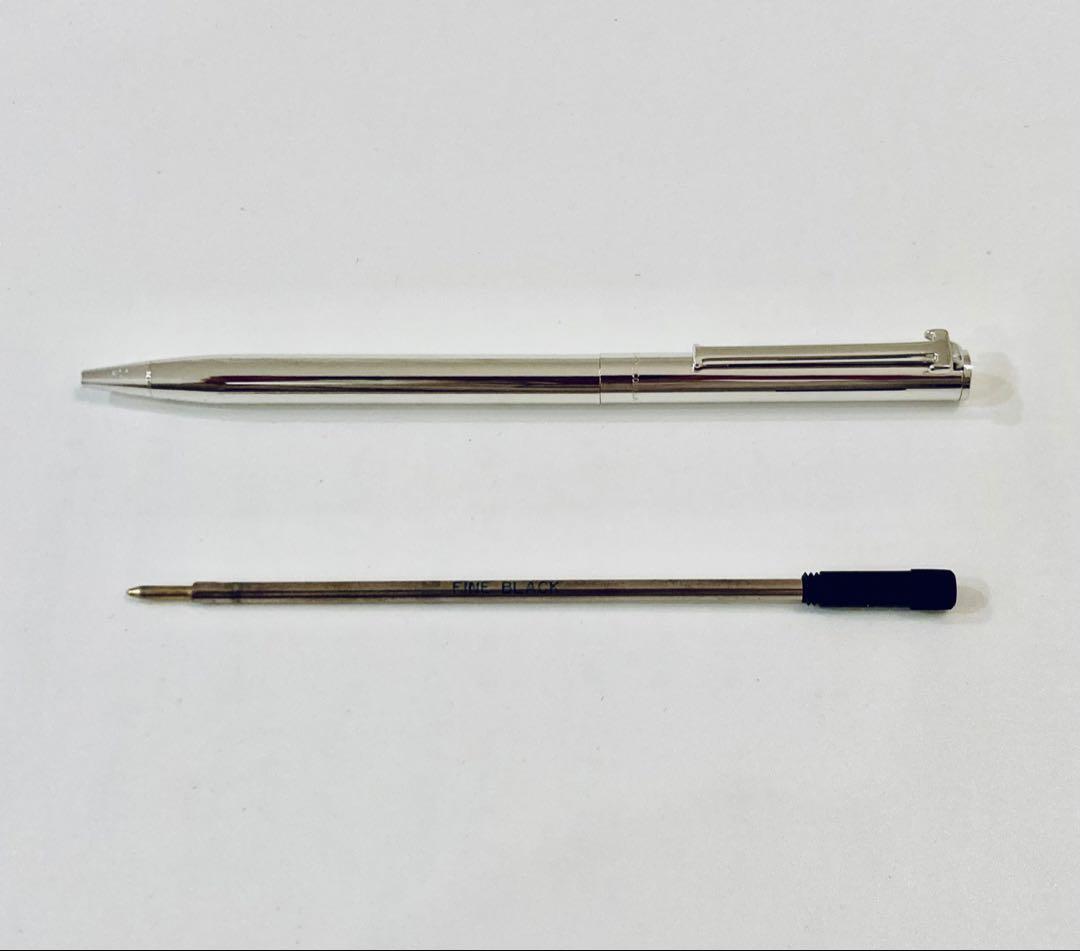 ルテニウム仕上げ◆ティファニー Tクリップ高級ボールペン　Tiffany&Co.
