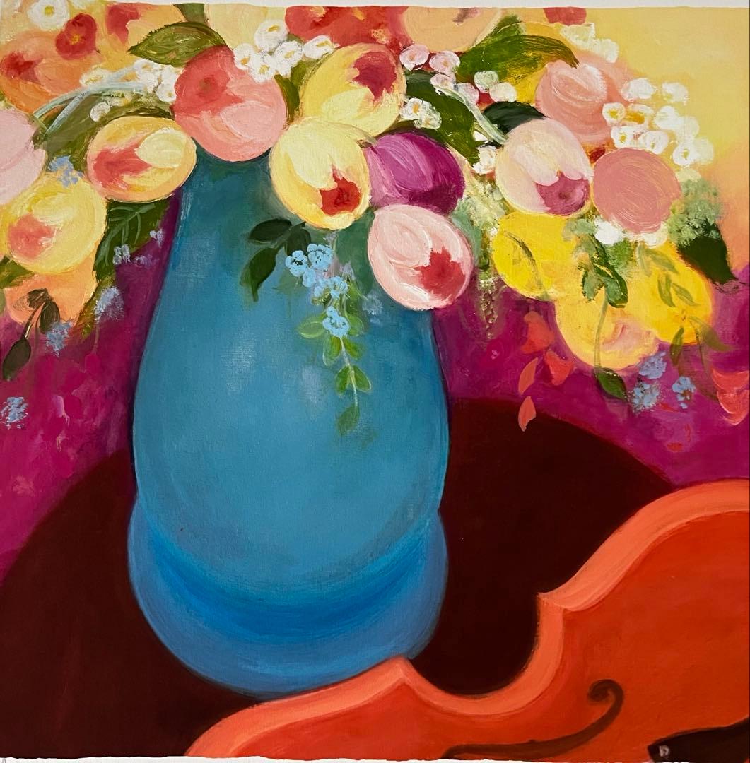 新品額入り版画　47✖️55 ジニー・キム　限定　証明書、直筆サイン、ED 大きめ