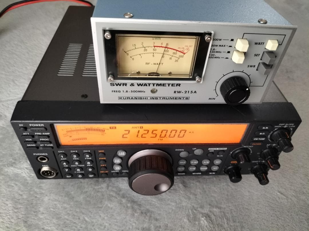 KENWOOD HF/50MHz TS-570V(100w改)マイク付