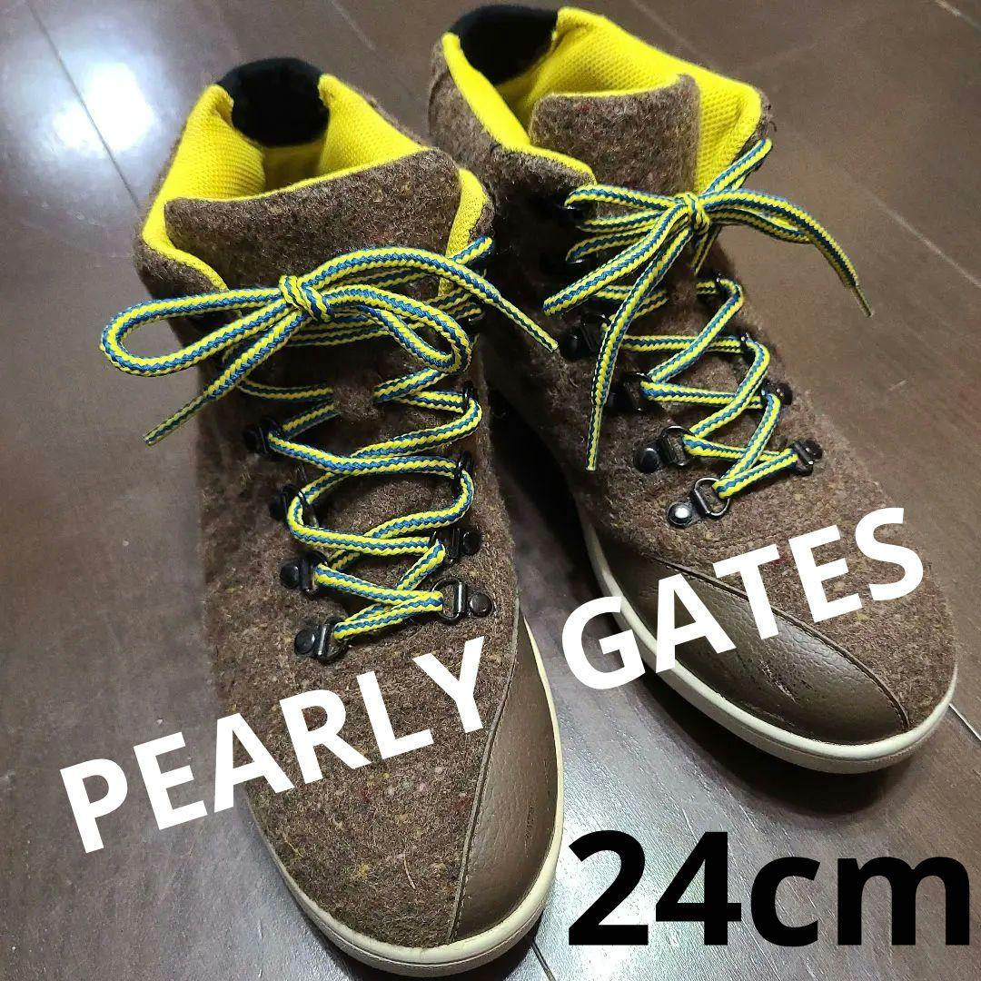 パーリーゲイツシューズ24cm☆goodデザイン☆