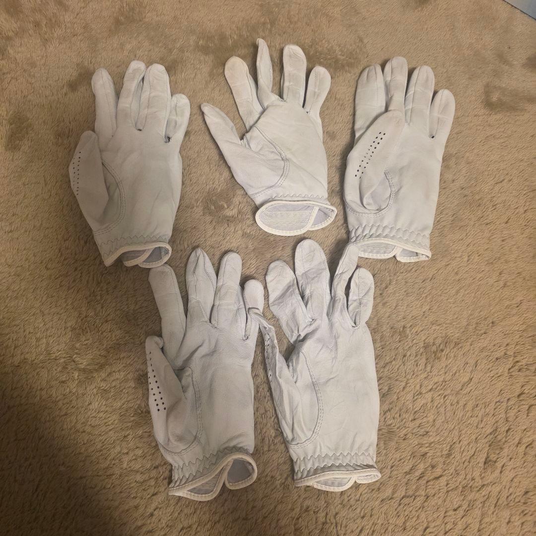 FJ ゴルフグローブ、ピュアタッチ 5個セット ツアープロ支給品