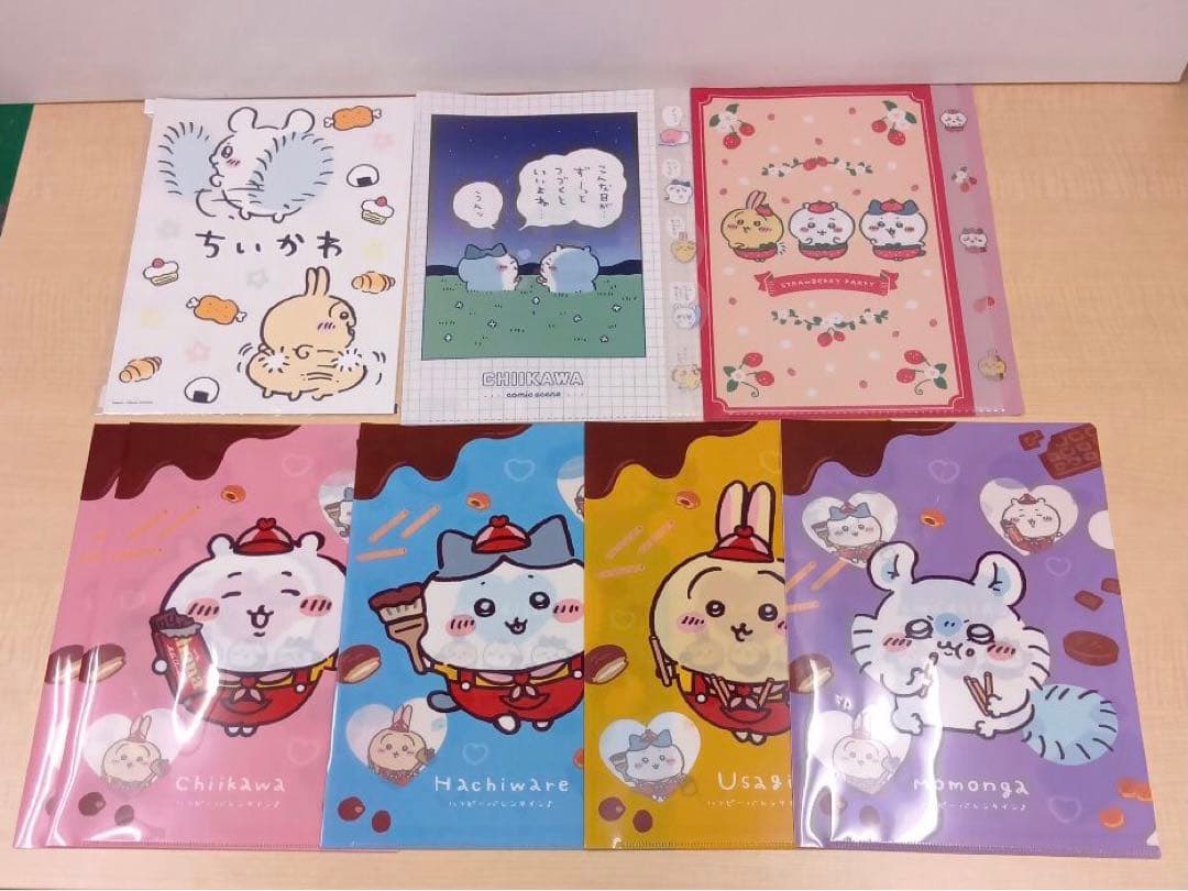❶ちいかわ 紙類 クリアファイル ステッカー 特典など 大量 まとめ売り