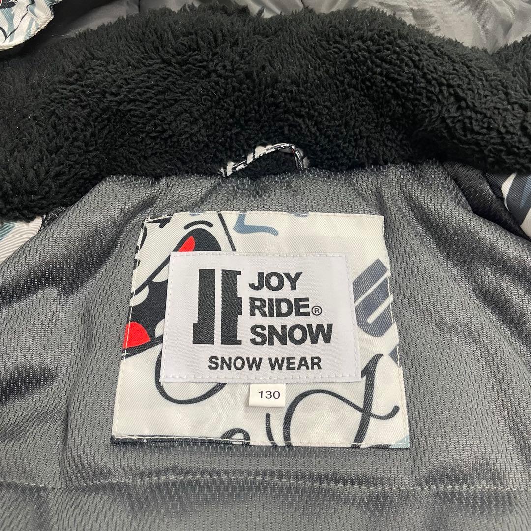 JOY RIDE キッズ スキー スノボ ウェア 130cm 白 黒