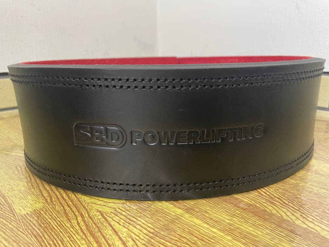SBD パワーリフティングベルト Lサイズ 13mm 10cm 新ロゴ