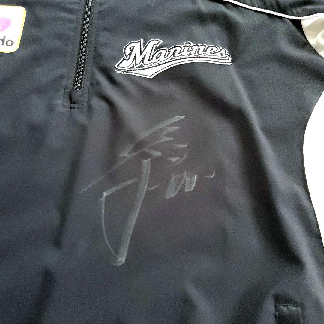 ロッテ　ユニフォーム　サイン　鳥谷　選手着用　千葉 ロッテマリーンズ　プロ野球