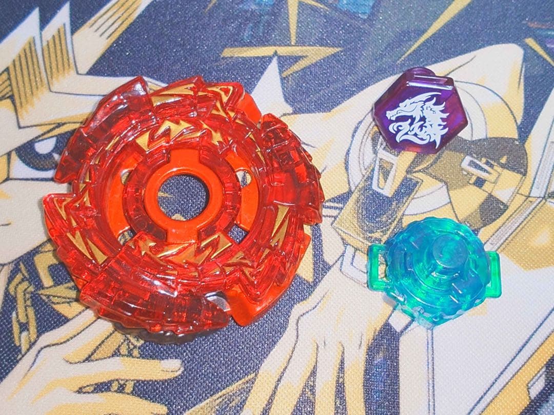 メタルファイトベイブレード　メテオエルドラゴ　連打の赤龍