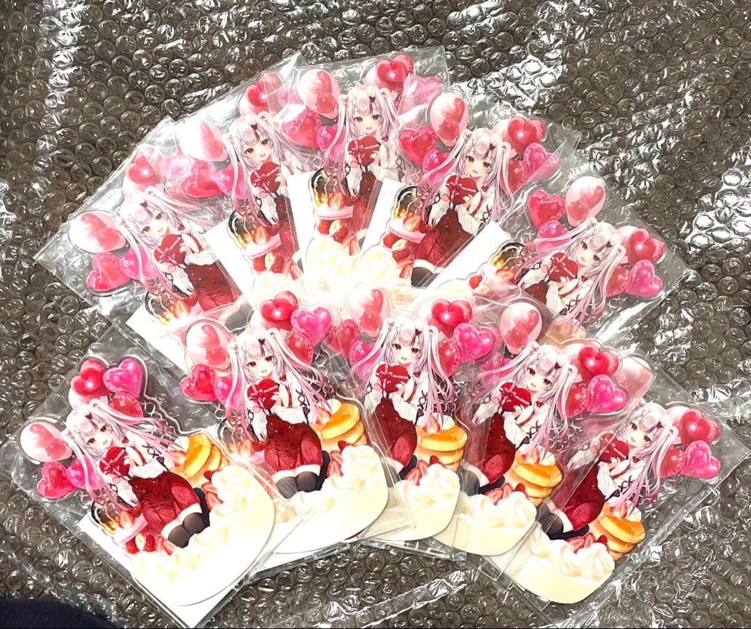 百鬼あやめ　あやめのバレンタイングッズ　アクリルスタンド 10個