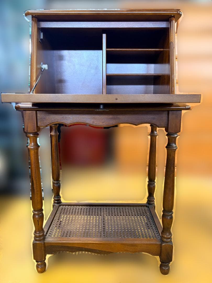 カリモク コロニアル ライティングビューロー デスク