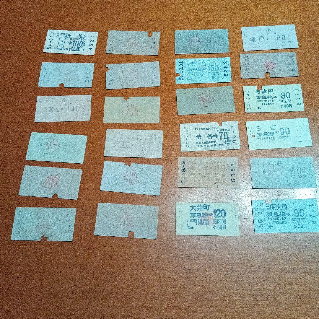 昭和50年代　鉄道切符 コレクション