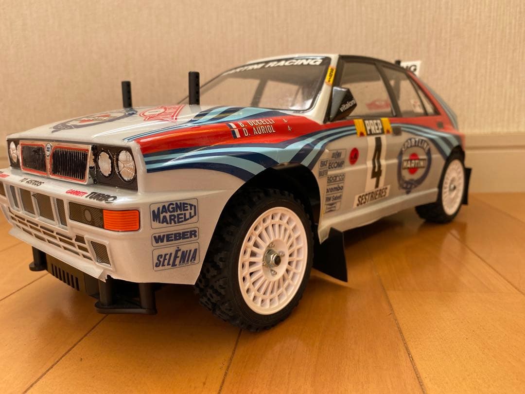 お値下げ⭐︎ランチア　デルタ　インテグラーレ　1/10電動RC.4WDラリーカー
