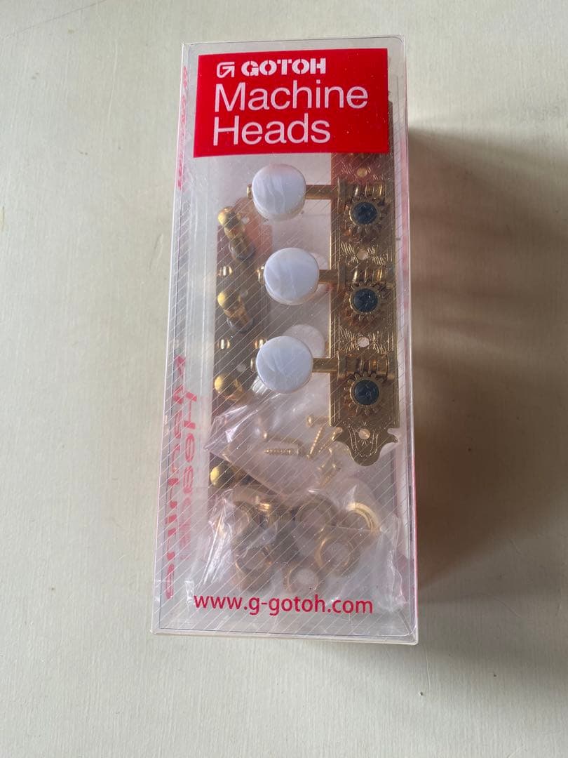 GOTOH ゴトー Fタイプ/フラットマンドリン用ペグ MF40G(ゴールド)