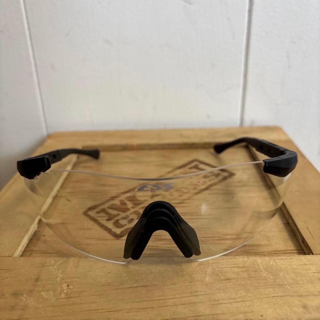 美品　米軍　ESS ICE サングラス　ブラック　クリア　送料無料⑪