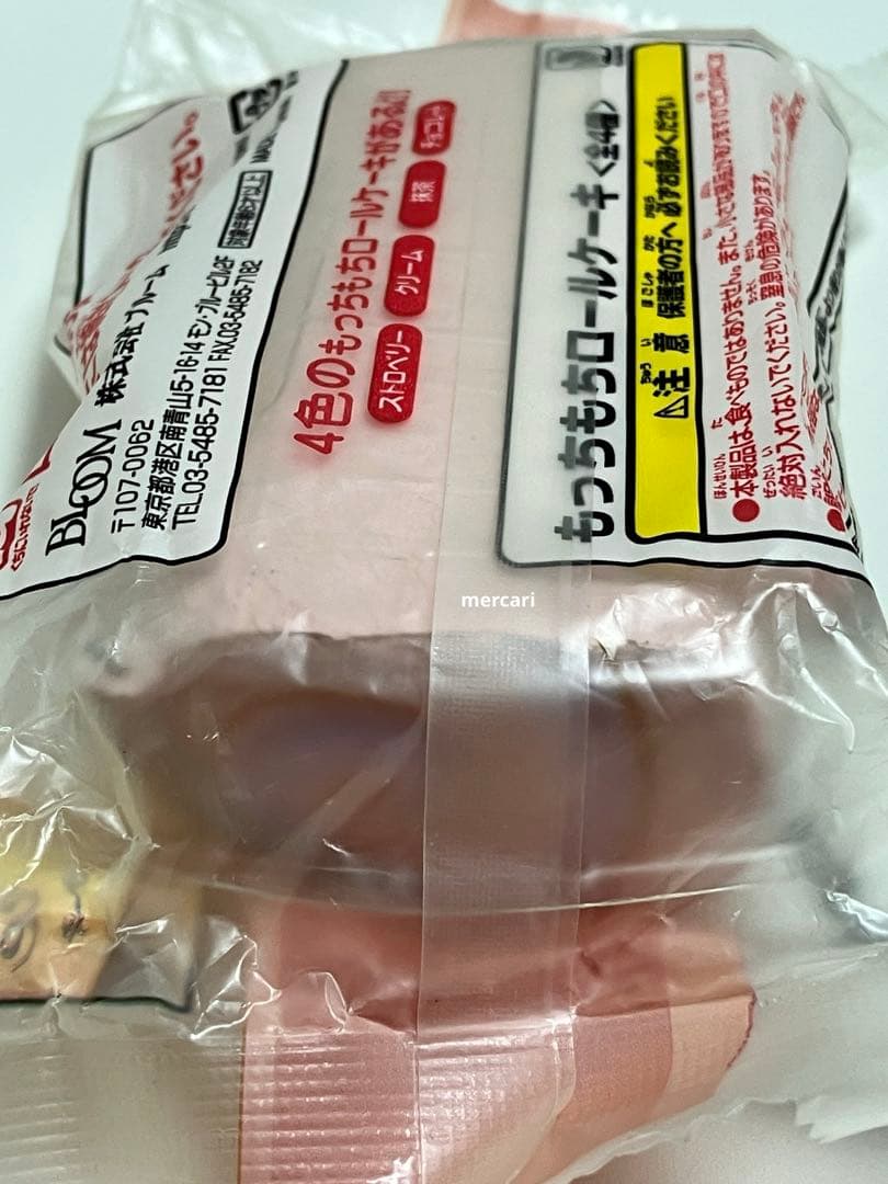 Old Bloom Squishyもっちもち ロールケーキ イチゴ スクイーズ