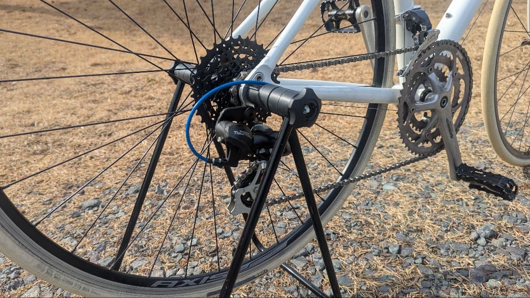 小さいサイズのロードバイクホワイト 3×7s 700×23c 宮城県 手渡し限定