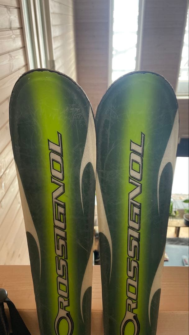 ロシニョールカービングスキー板子供ジュニアkidsキッズ138cmセット大人