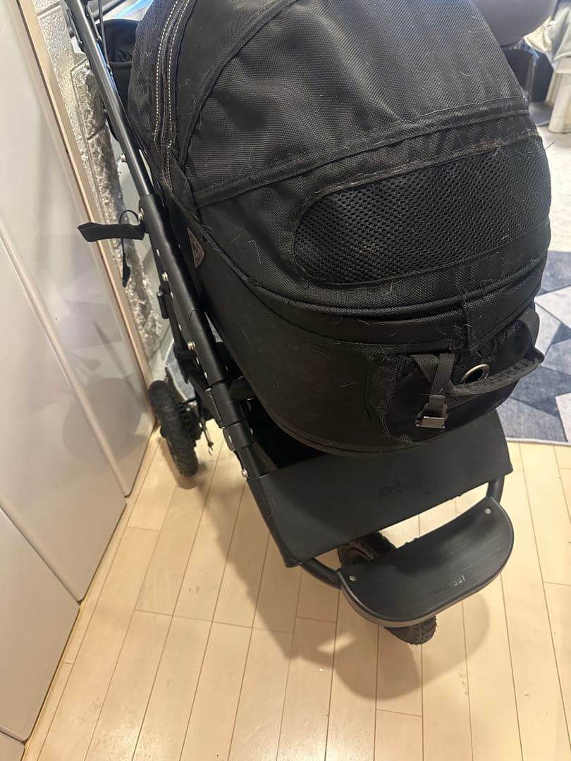 【送料込み】AirBuggyドーム2 フレームセット犬用　黒　ペットカート