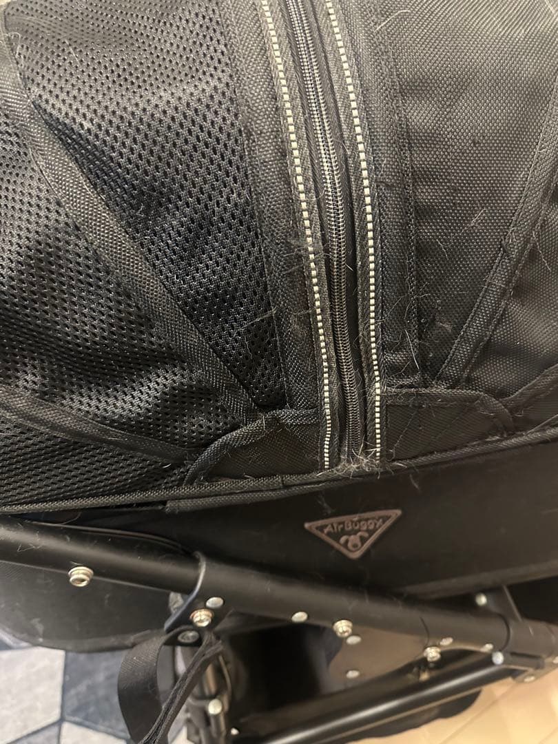 【送料込み】AirBuggyドーム2 フレームセット犬用　黒　ペットカート