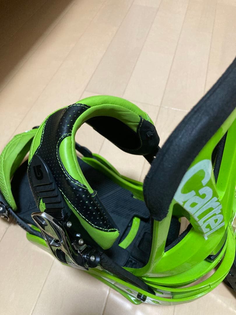 Burton Cartel スノーボード ビンディング グリーン　Sサイズ