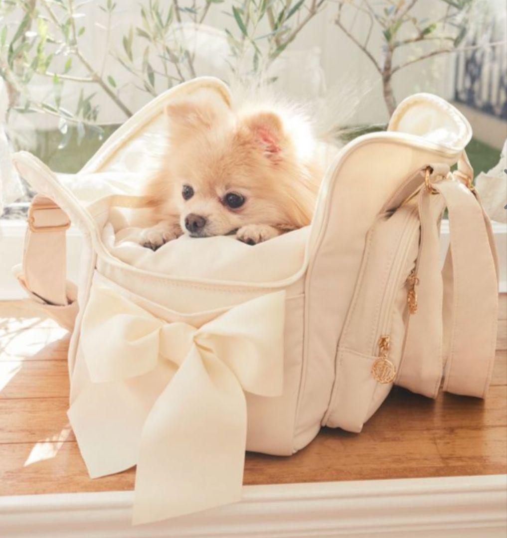 【新品】Maison de FLEUR 撥水 サイドリボンキャリーバッグ