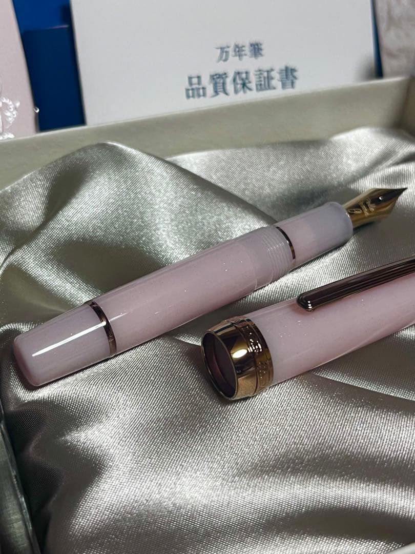 限定 新品未使用 セーラー万年筆 ペレペンナ 10周年記念 万年筆 結桜 ニブF