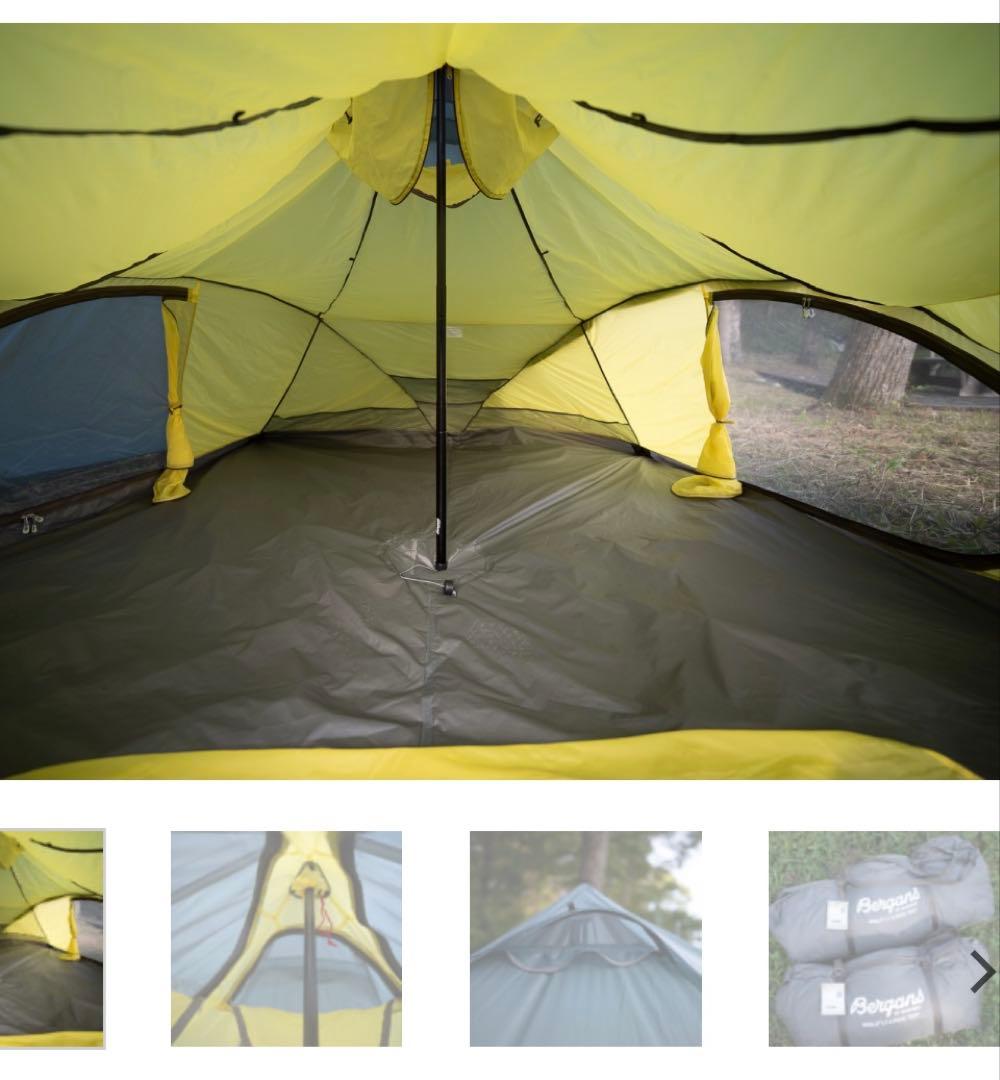 【新品未使用品】Bergans Wiglo LT 4 Pers Tent ブルー