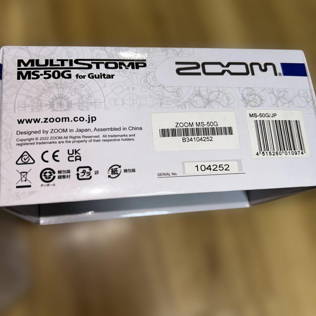 ZOOM マルチエフェクター　MS50G （専用ACアダプタ・箱付） 動作確認済