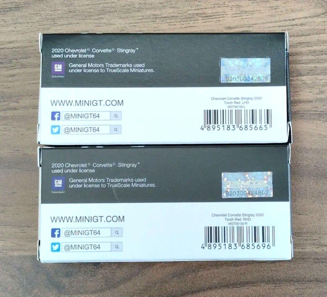 ミニカー MINI GT Chevrolet Corvette Stingray 150
