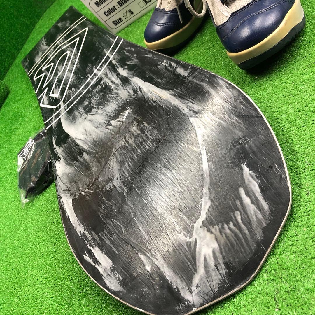 宝-624 子供用スノーボードセット 127cm ビンディング新品 wax塗布有