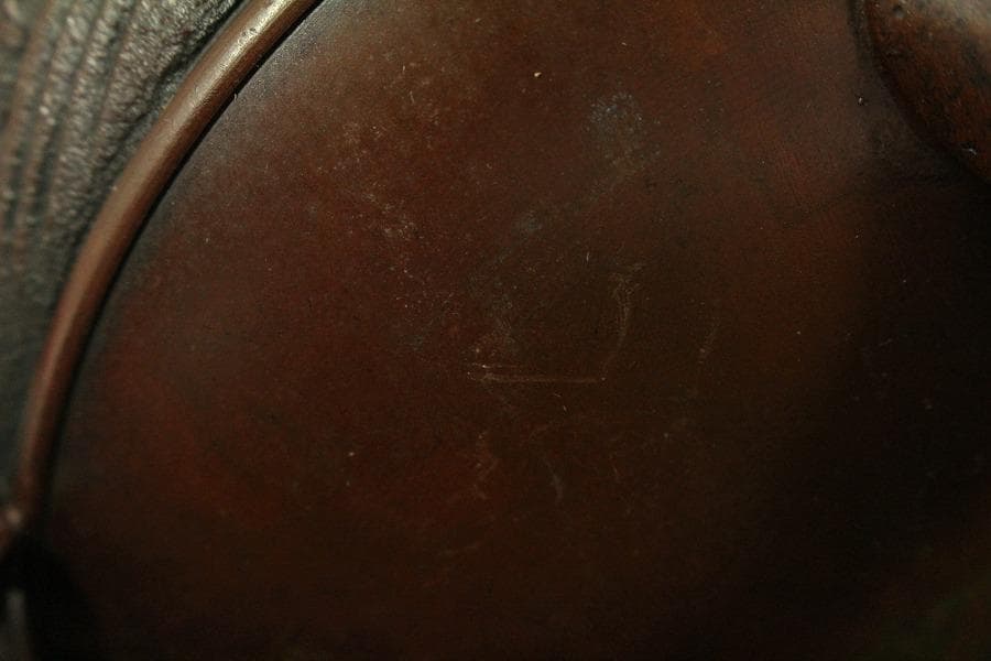 銅 獅子蓋 香炉 在銘 高22cm(LC535)