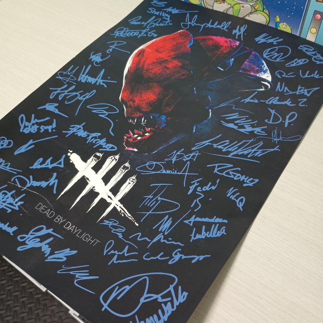 DEAD BY DAYLIGHT レアサイン入りポスター