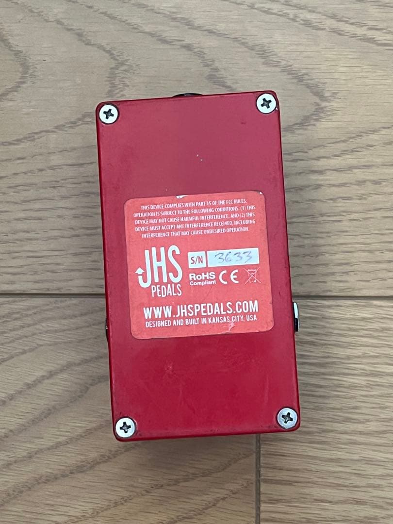 JHS Pedals Angry Charlie V3 ディストーション