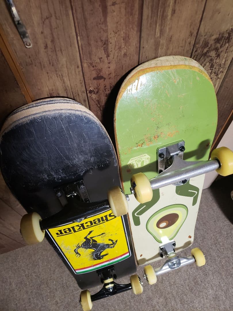 スケートボード　コンプリート　サイズ違い 2台　初心者にも