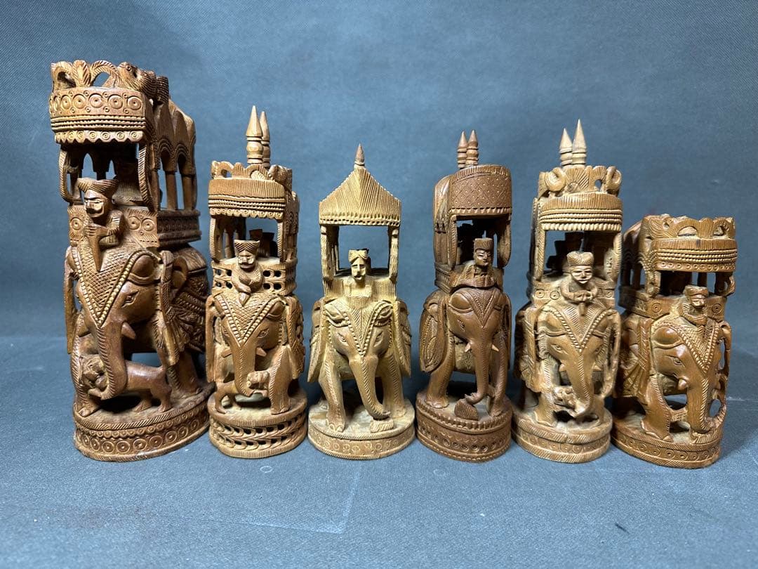 インド　白檀　象そう　木彫り　仏教美術　仏像 骨董 木像　木製　仏教　密教