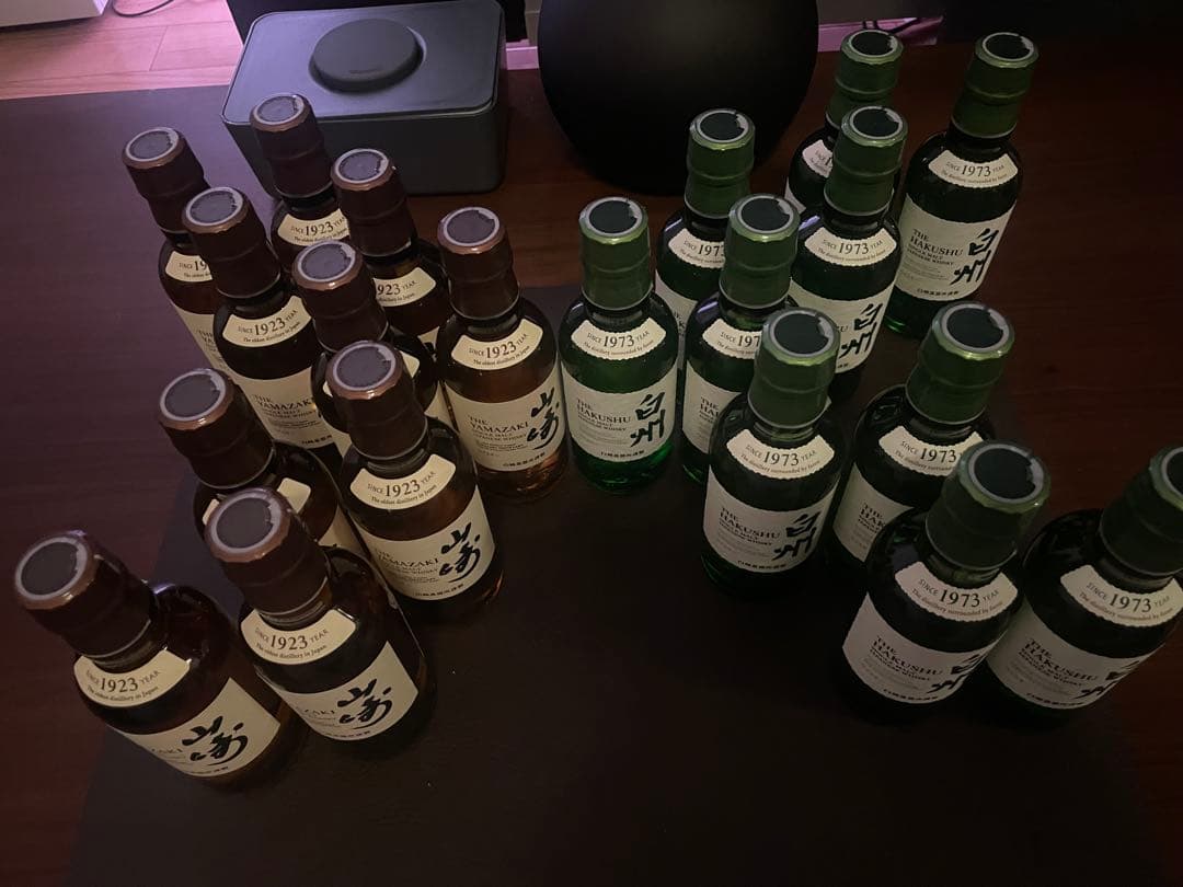 山崎・白州ミニボトル（180ml） 20本セット