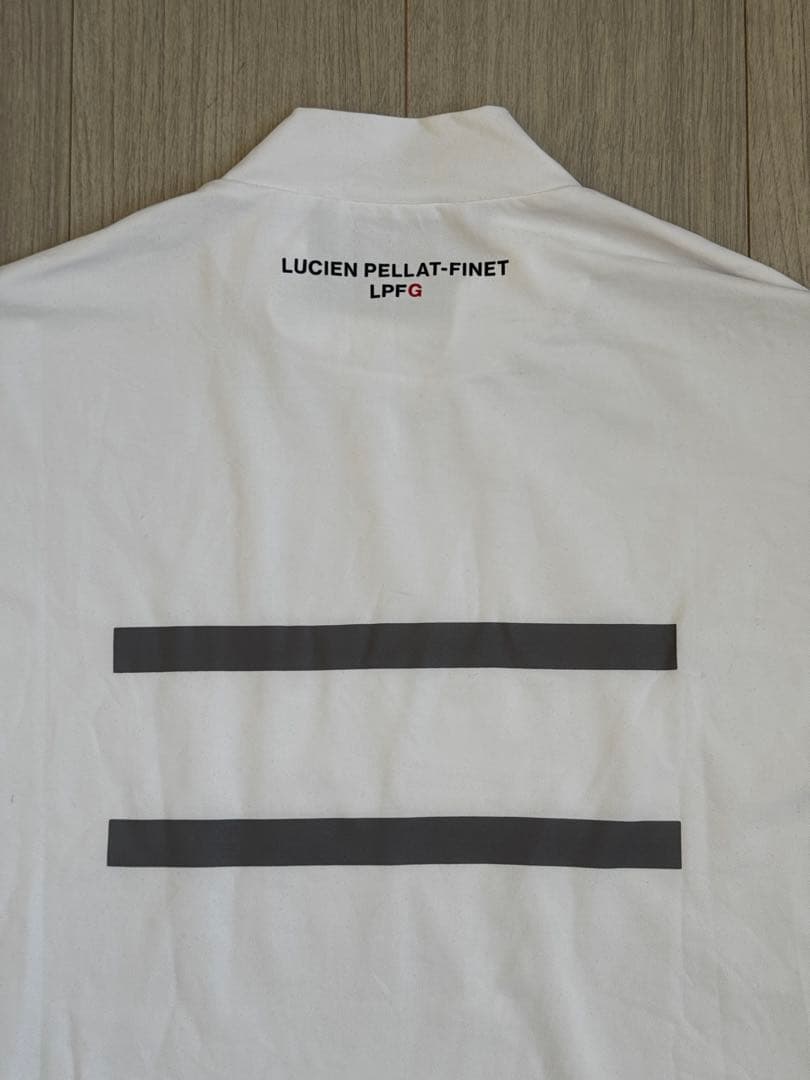 LUCIEN PELLAT-FINET LPFG 2ライン半袖モックネックシャツ