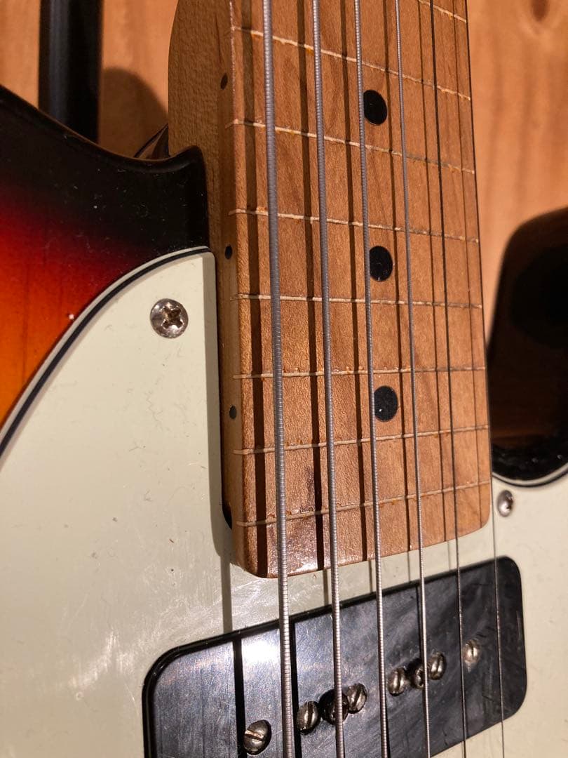 Bacchus テレキャスタースタイル エレキギター サンバースト　フレットレス