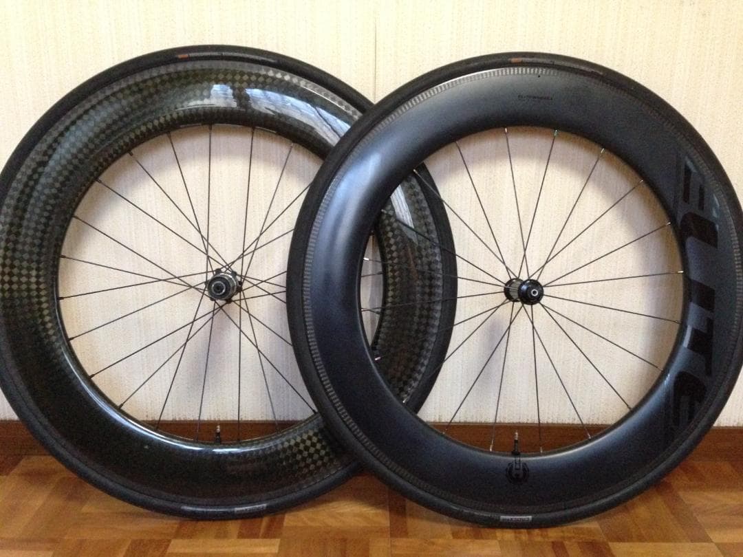 ELITE / T-Formula カーボンホイール　ディープリム　 前後セット