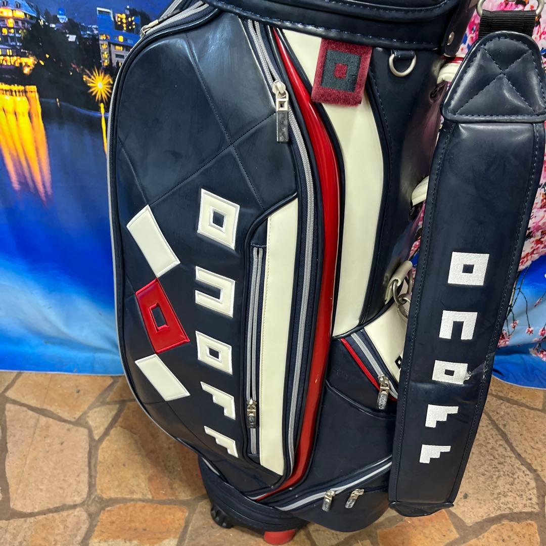 寶BT-1060 onoff ナイロン ネイビーホワイト キャディバッグ