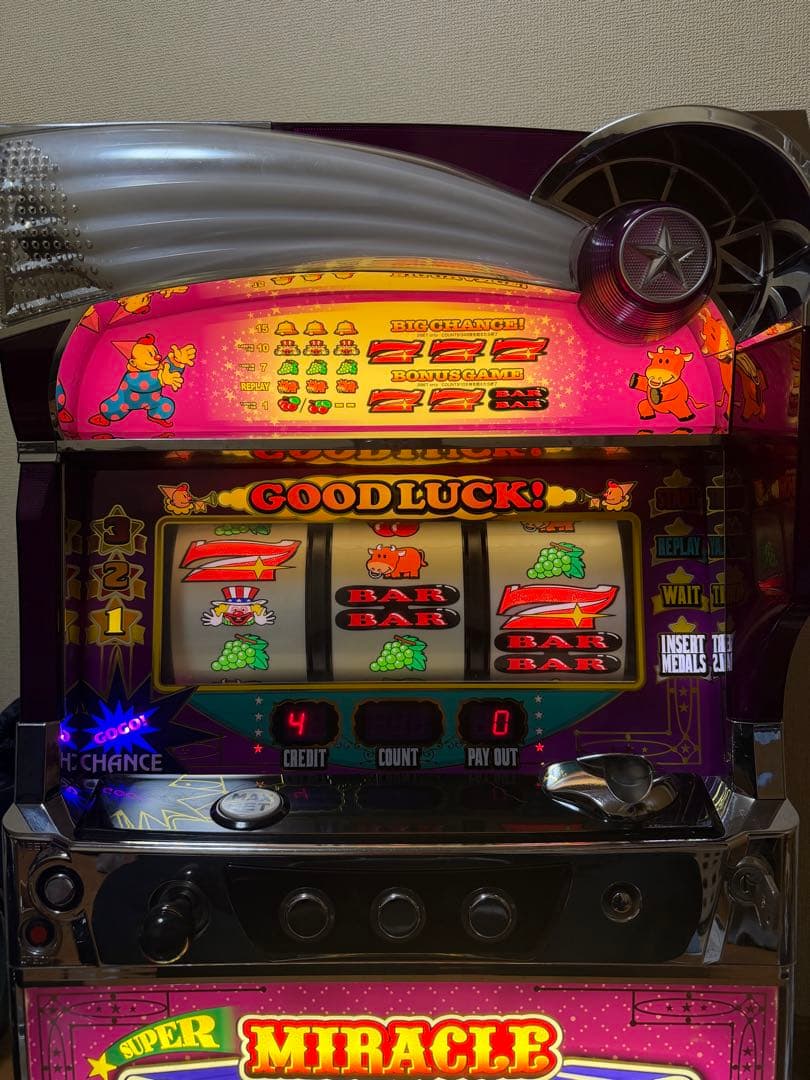 スーパーミラクルジャグラー 実機 5号機