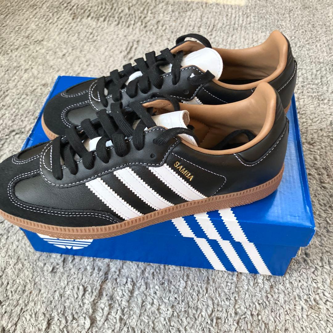 adidas SAMBA OG FORアダム　エロぺ　 ブラック￼24センチ