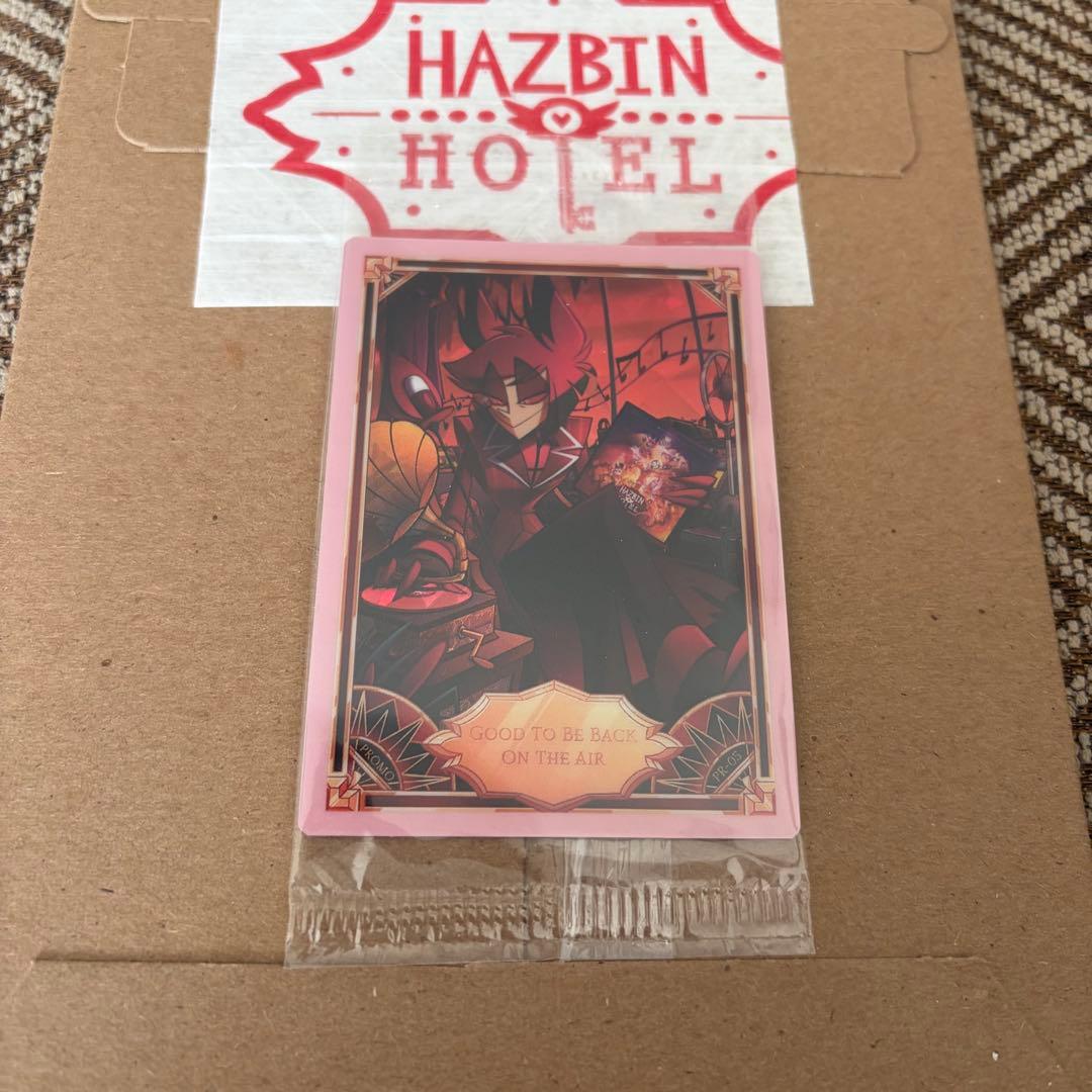 ハズビンホテル　アラスター　レコード　プロモ　トレカ　プロモカード