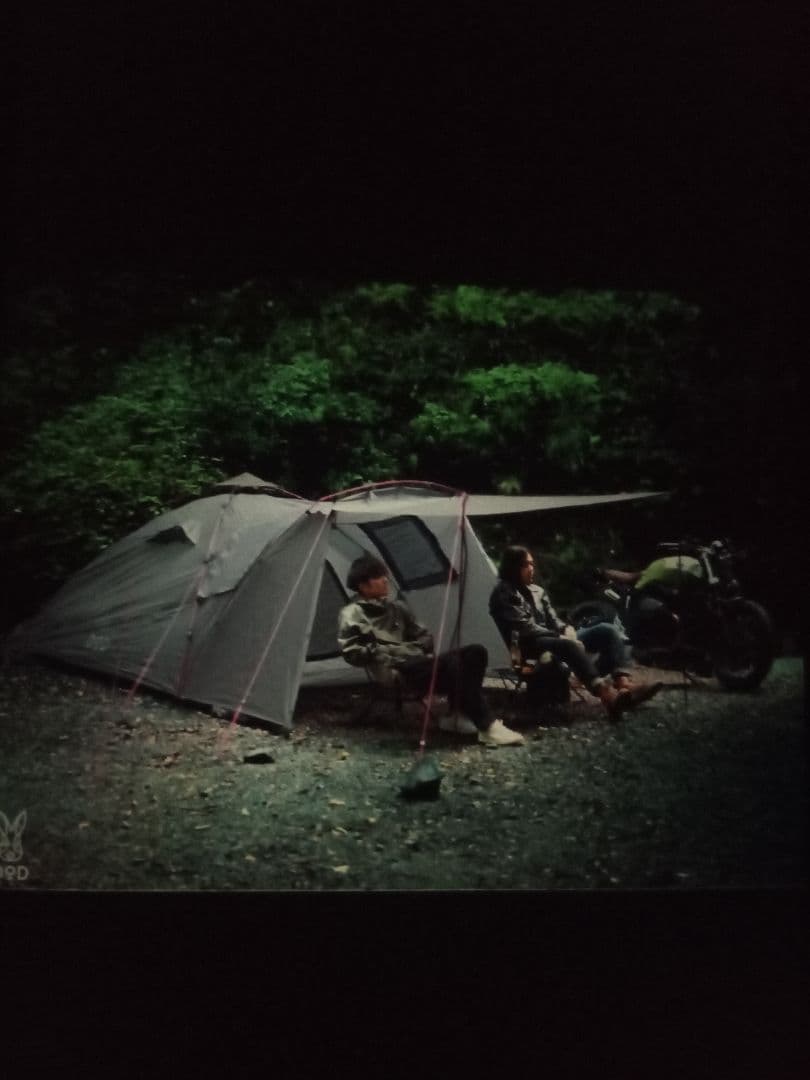 専用　DOD　バイクインテント　TANDEM　タンデム　グレー色