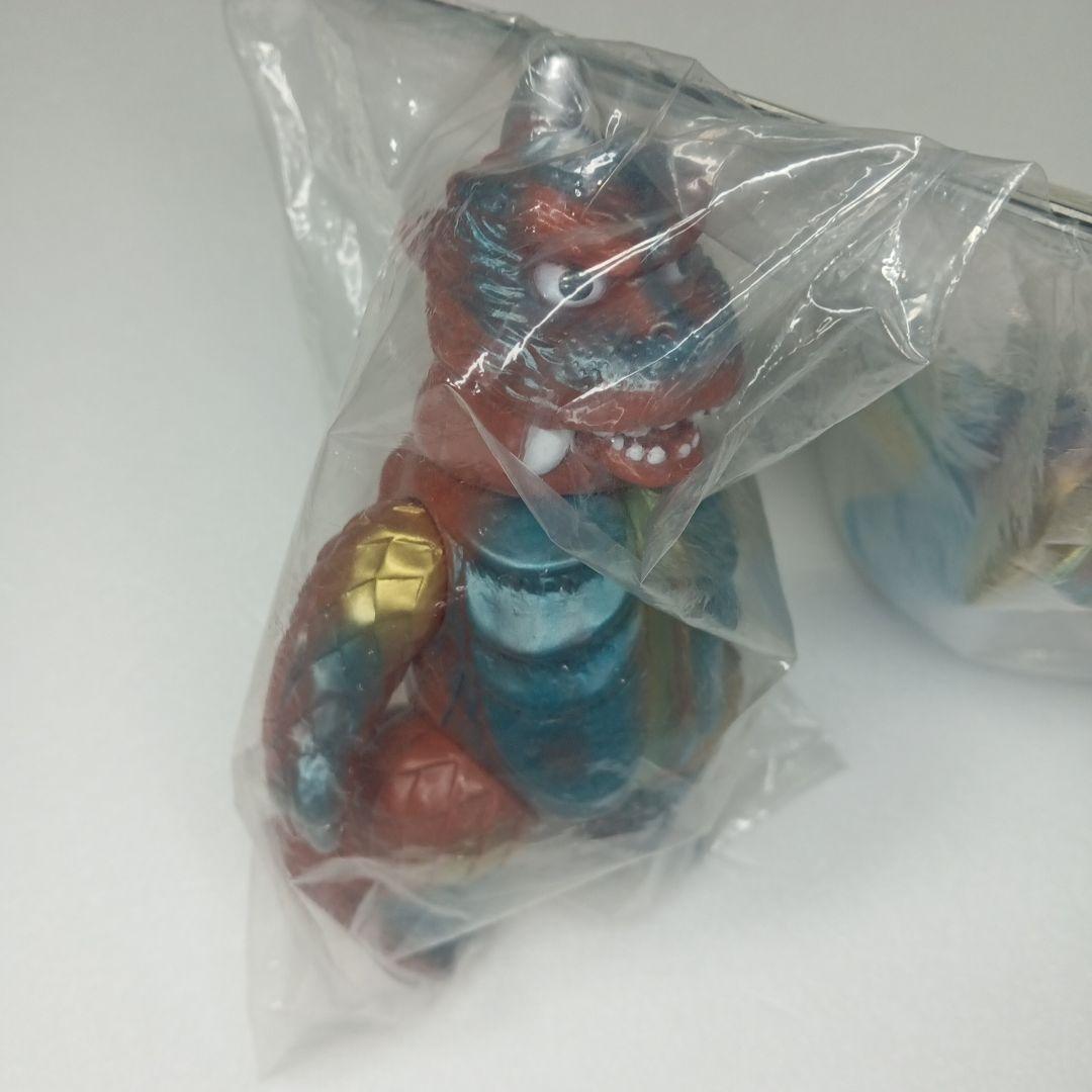 【未開封】ゴメス(茶色成型/青/金)＆リトラ (水色成型/紫/金) ウルトラQ