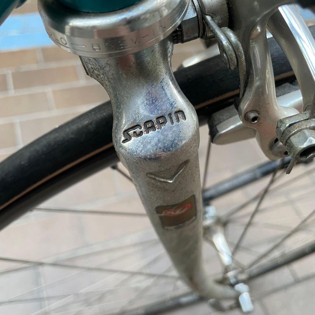 【超激レア!入手困難】 スカピン クロモリ カンパニョーロ サンツアー 700c