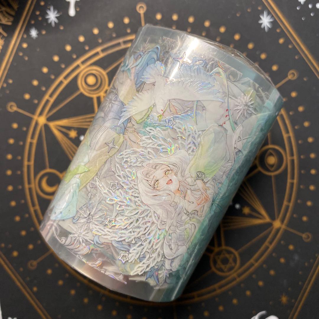 【O】海外　10m巻　貝殻光マスキングテープ　お花系/人物系/装飾系