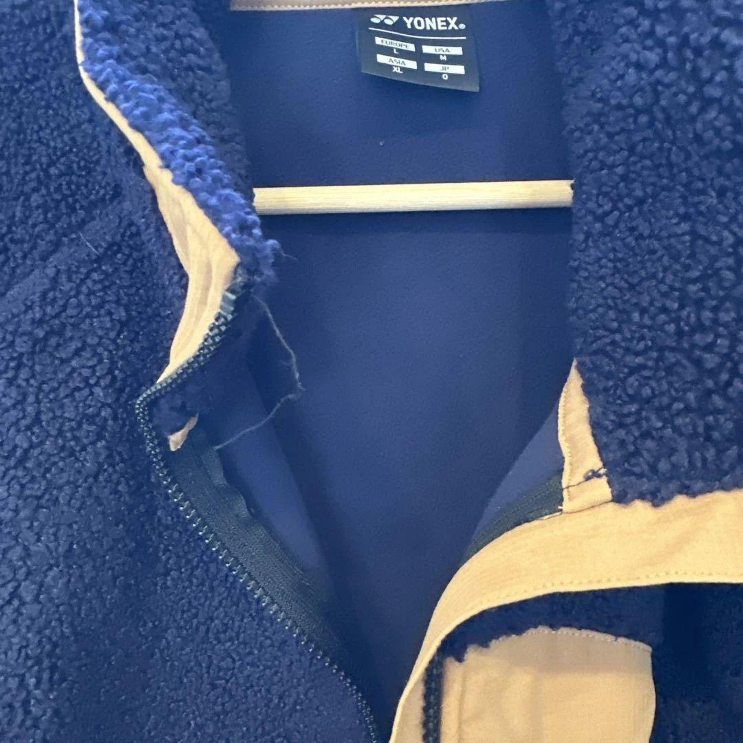 YONEX フリースジャケット 黒・オレンジ