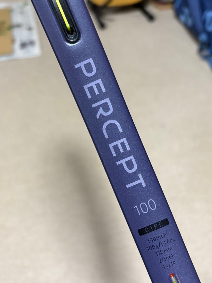 ラケット(硬式用) PERCEPT 100 G1