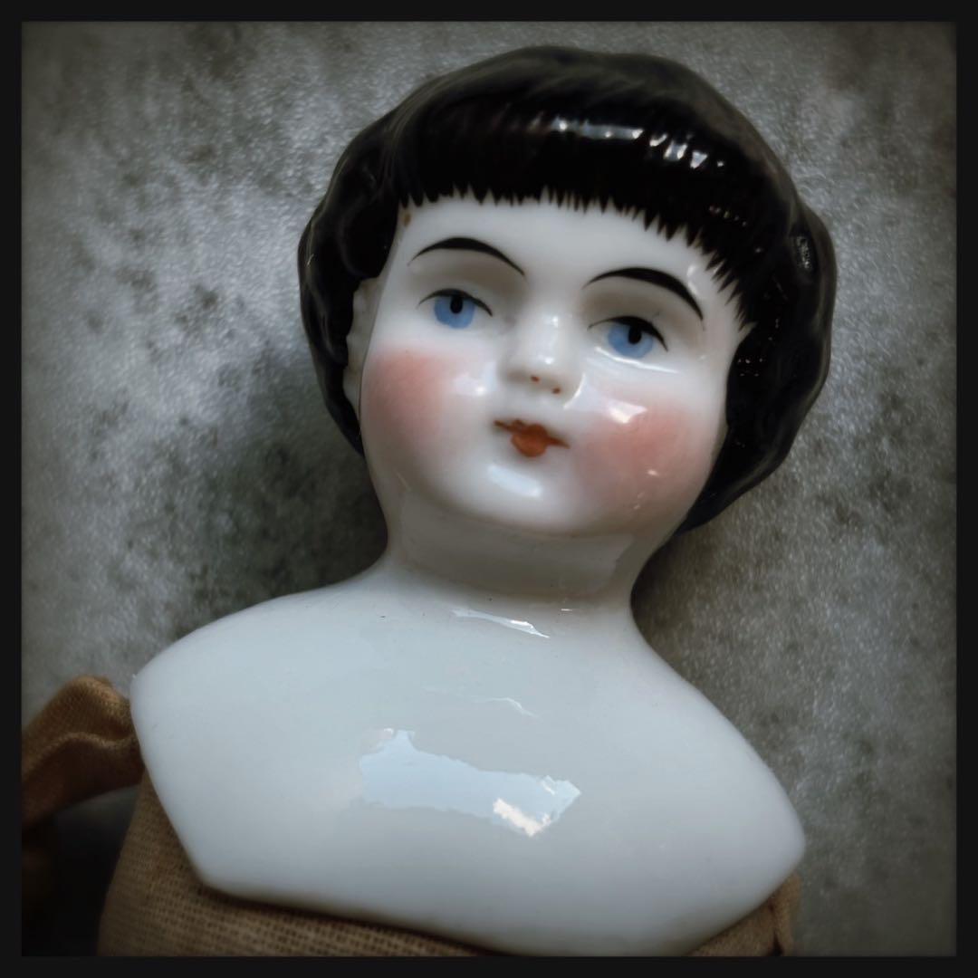 レアアンティーク　 チャイナヘッドドール ビスクドール