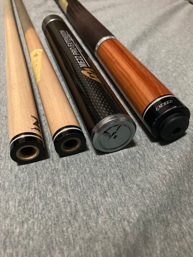 ビリヤード　MEZZ エクシードキュー　チューリップウッド　パワーブレイク魁など