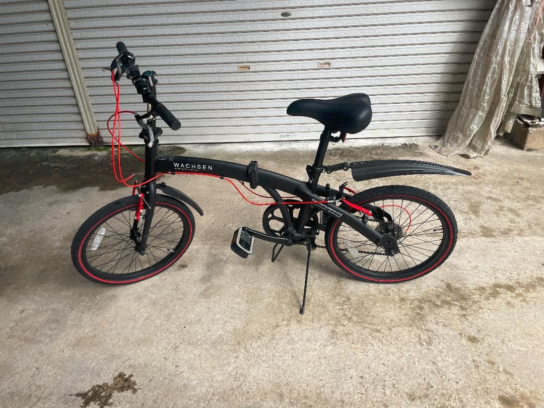 アルミ製　折たたみ自転車　6段変速　 Angriff BA-100-BRD　美品